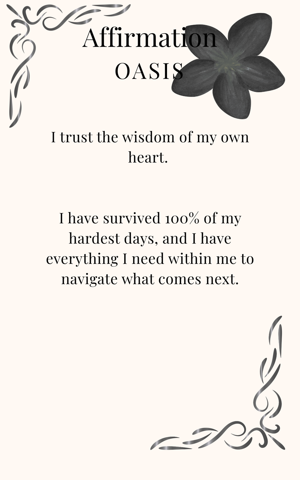 Heal in Pink (Printer Friendly Black and White Version)