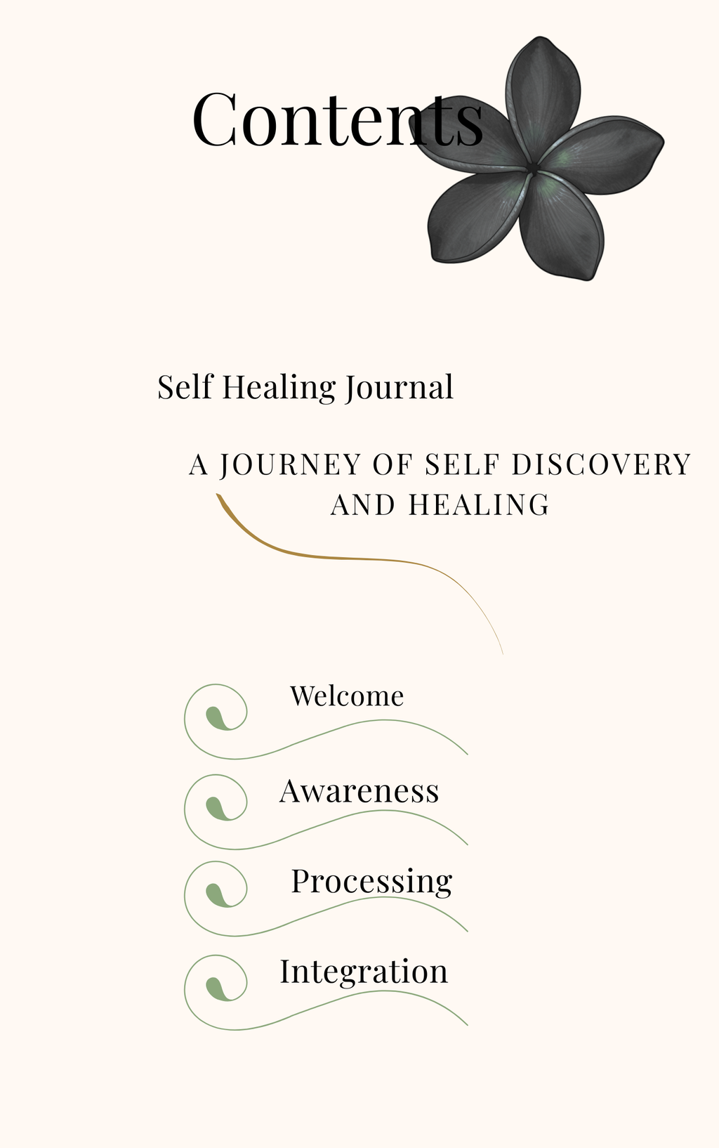 Heal in Pink (Printer Friendly Black and White Version)