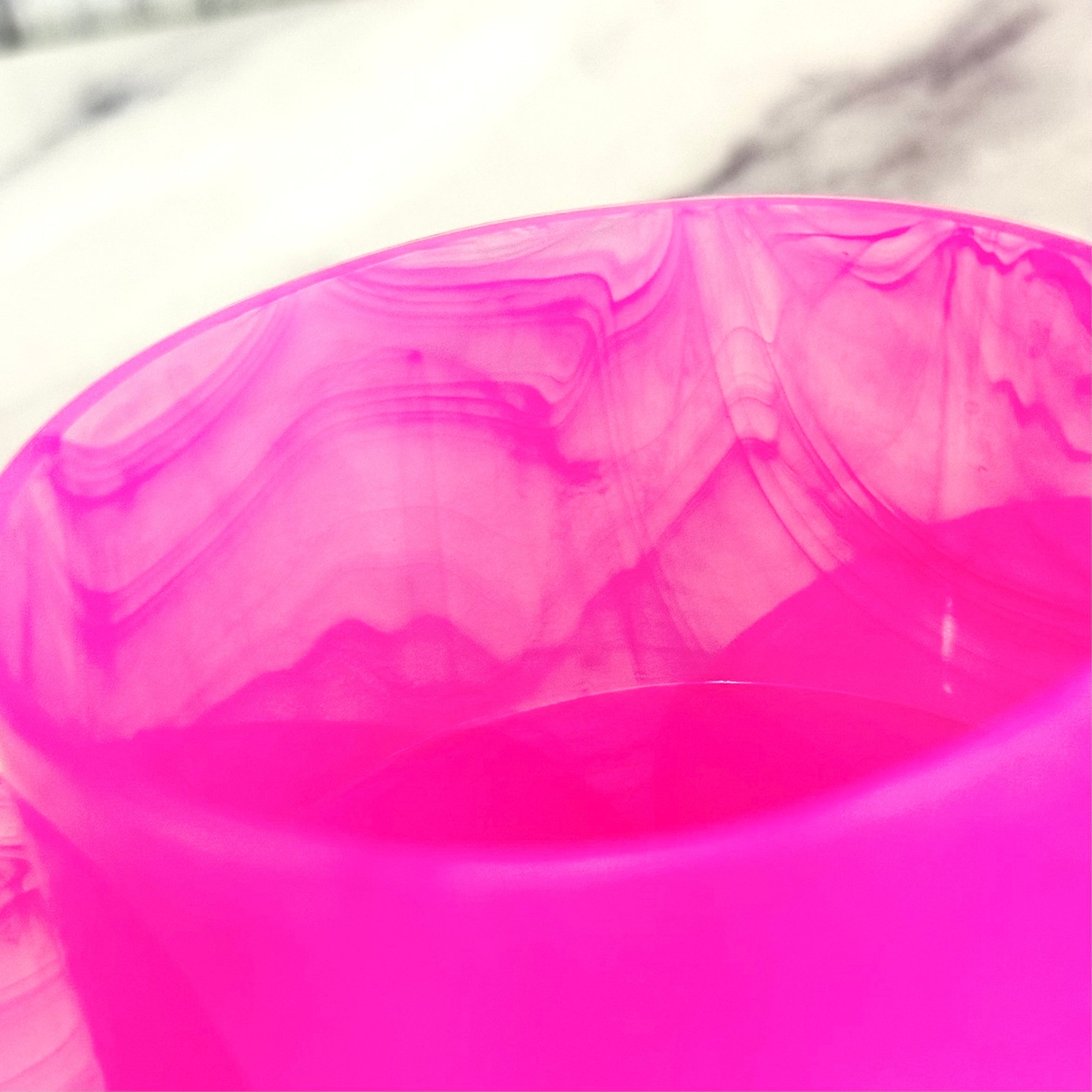 Clear Marble Tinted Hot Pink  Boot