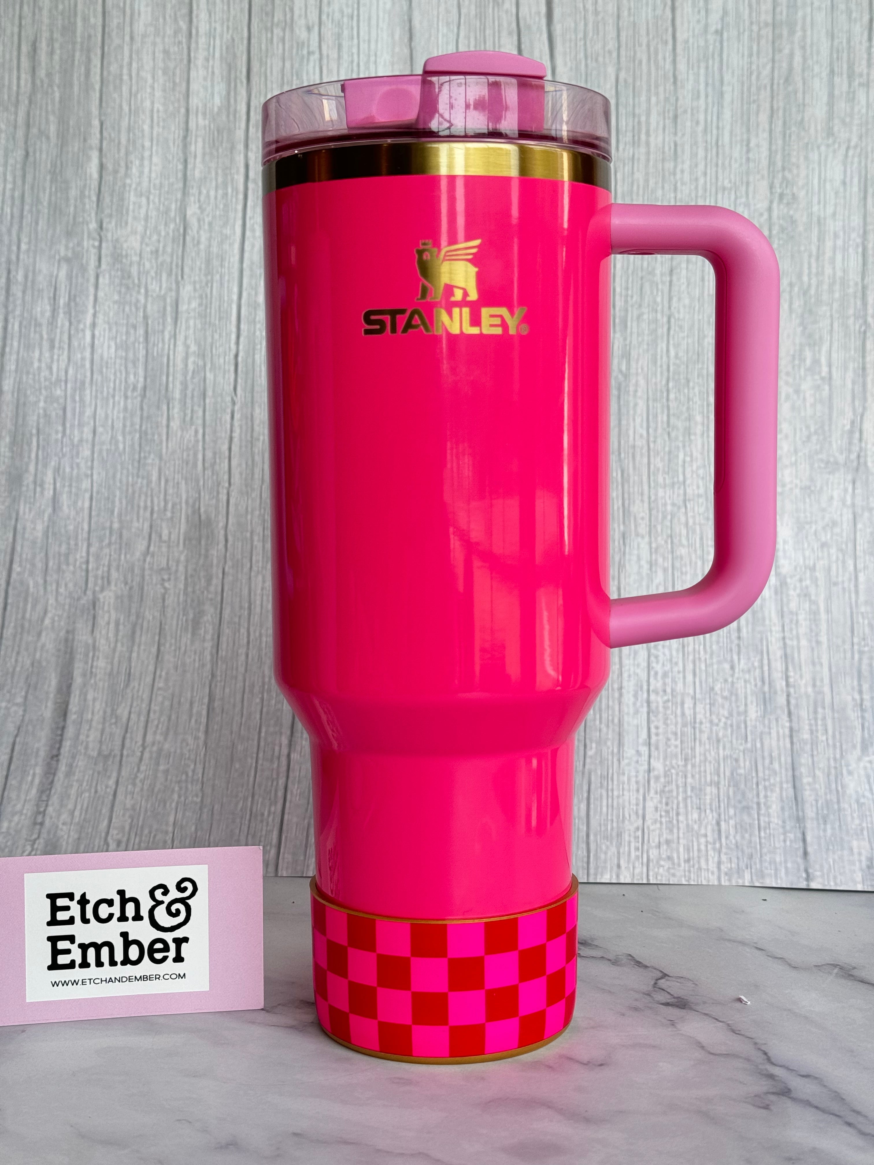 Red & Pink Checkers  Boot