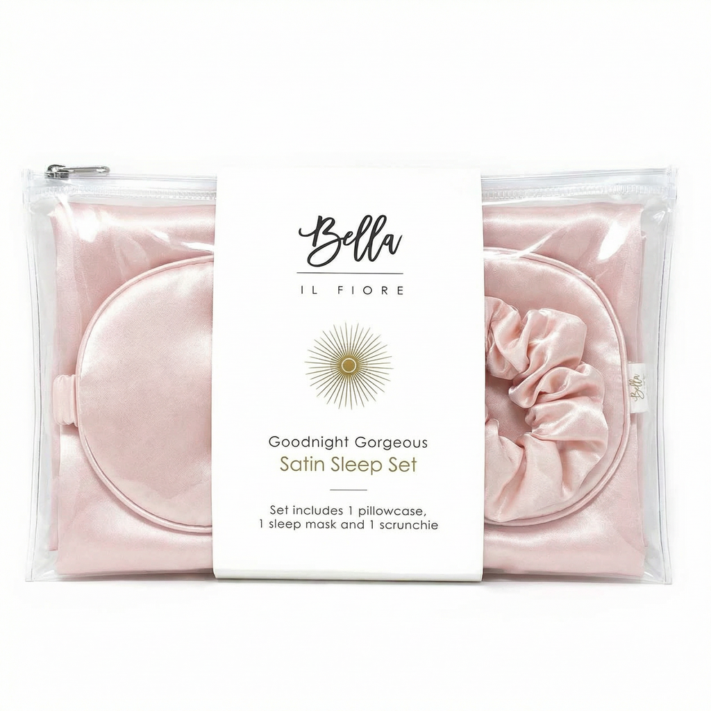 Blush Satin Slumber Set