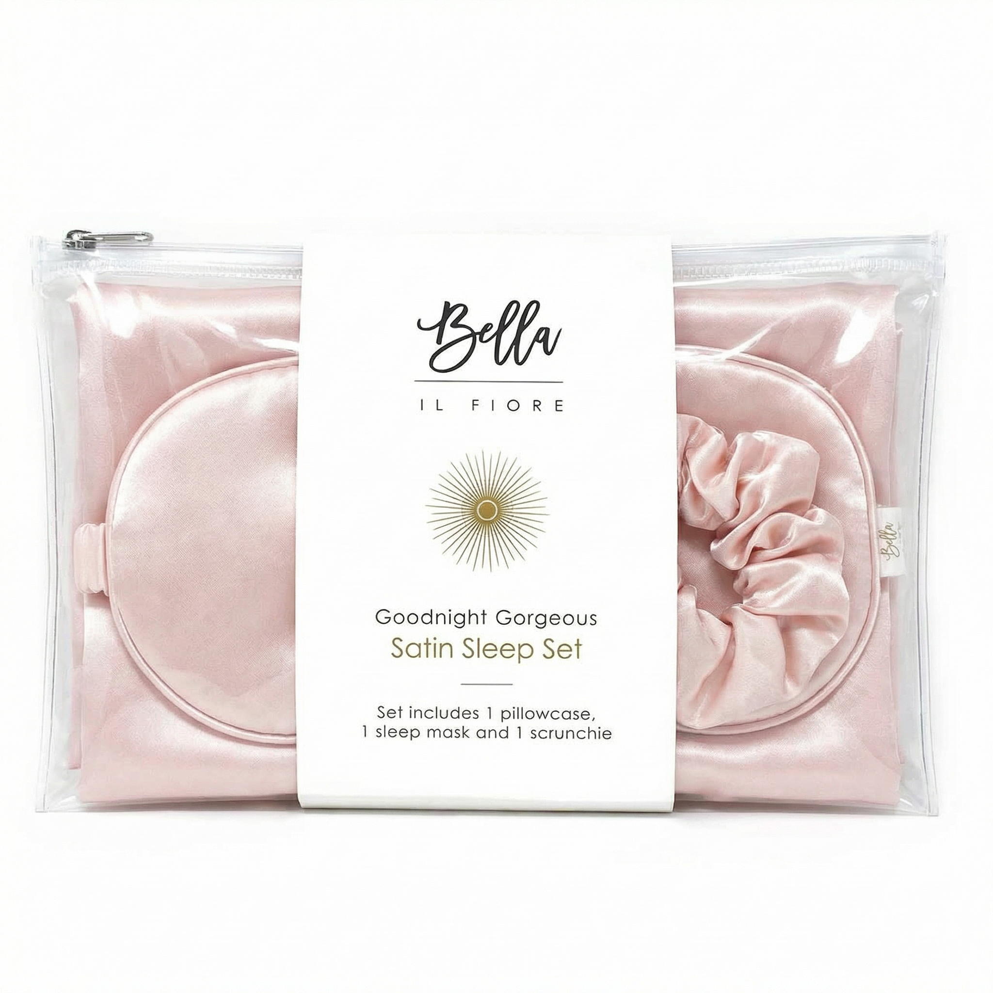 Blush Satin Slumber Set