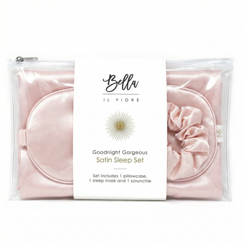 Blush Satin Slumber Set
