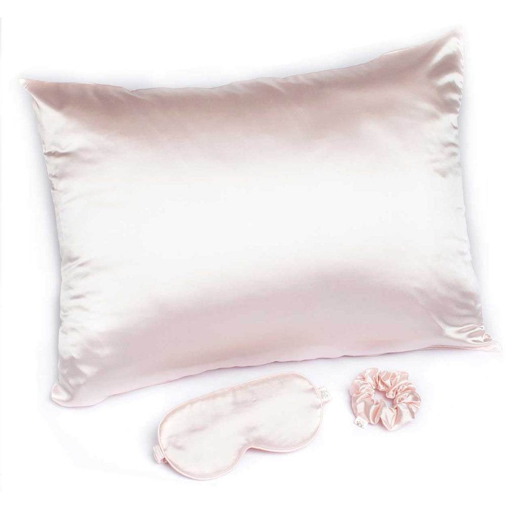 Blush Satin Slumber Set