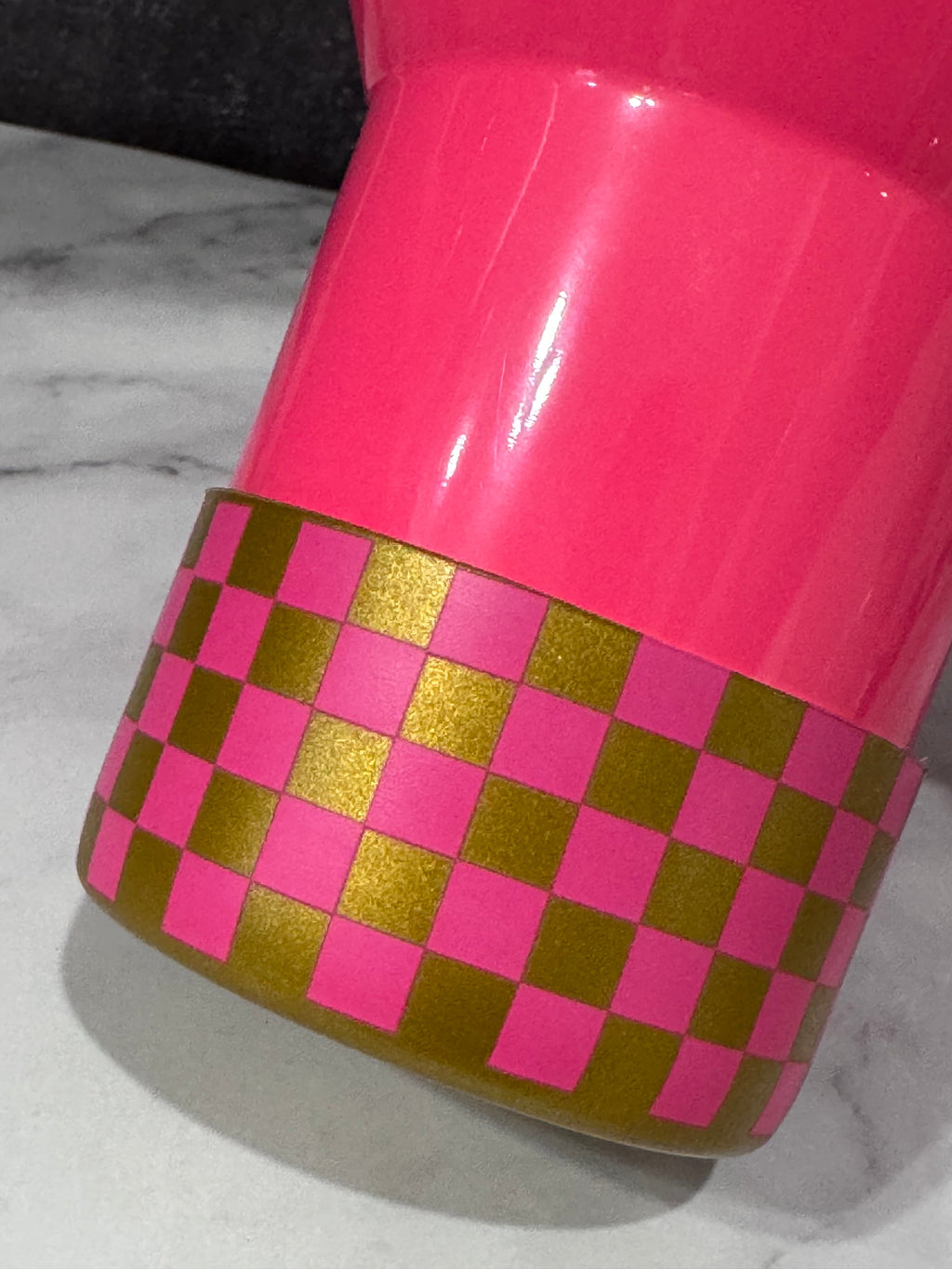 Gold Pink Parade CHECKERS  Boot