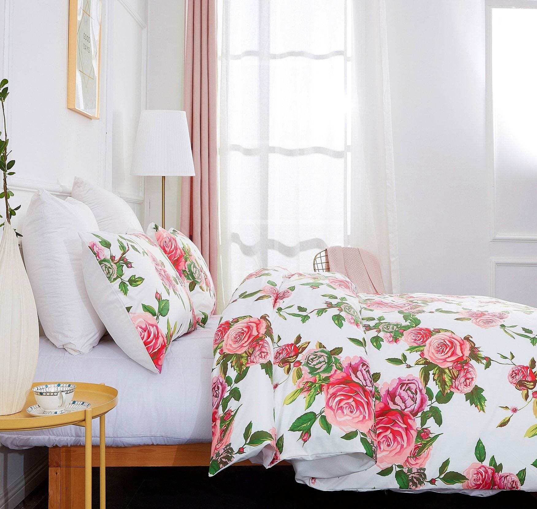 Spring Blossom Pink Duvet Set