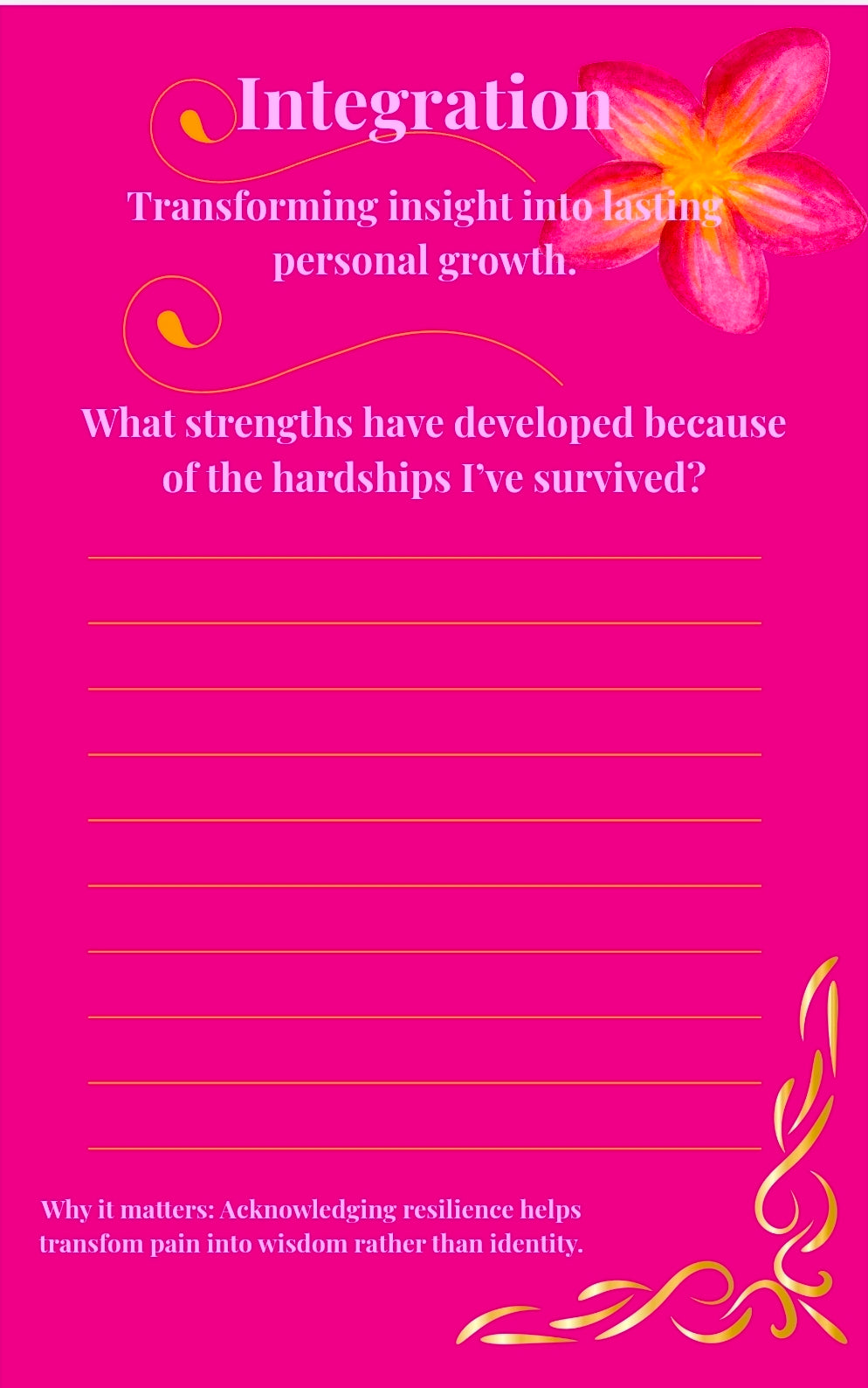 Heal in Pink Guided WorkBook