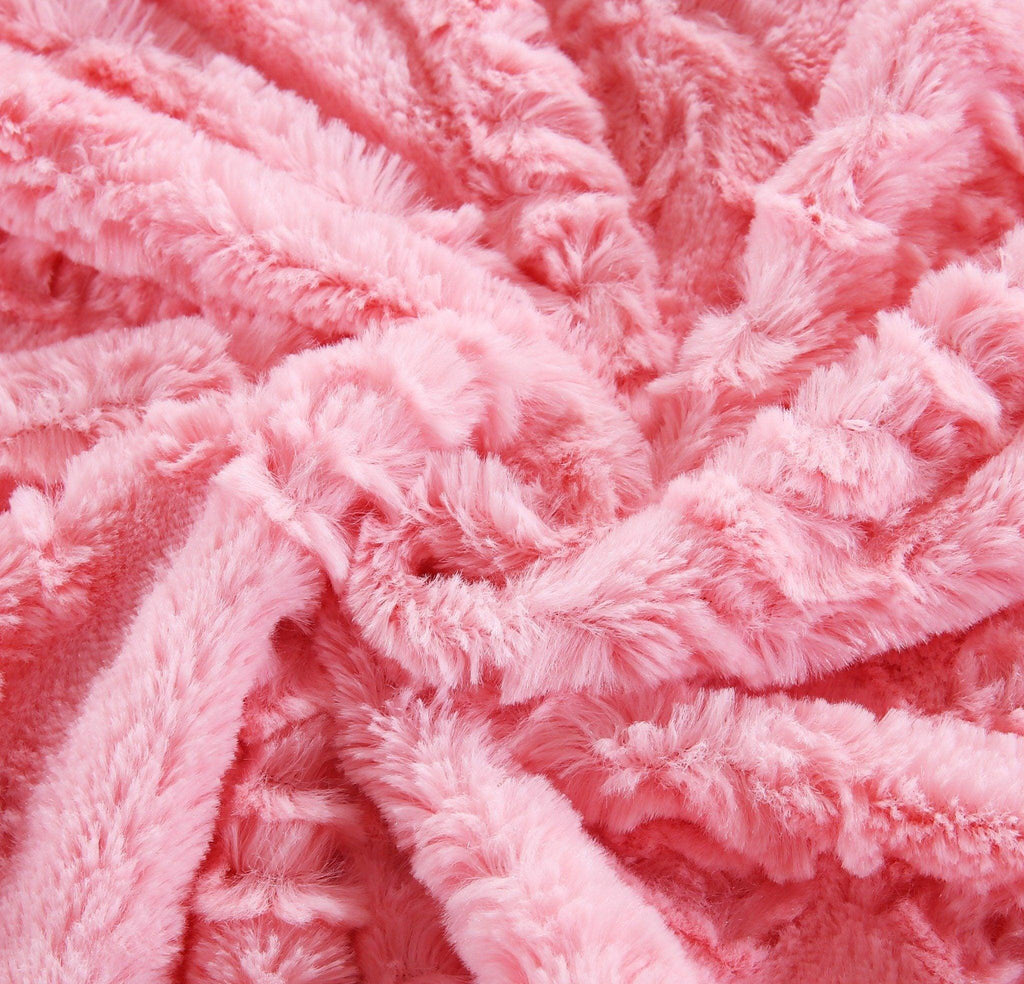 Blossom Rose Sherpa Throw