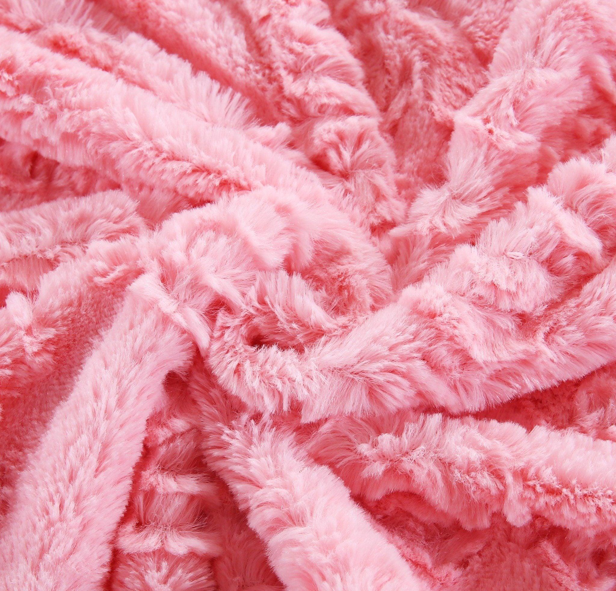 Blossom Rose Sherpa Throw